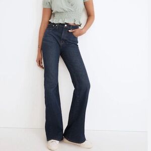 Madewell Perfect Vintage Flare Jeans NWT – Beaucort Wash Size 30 High Rise